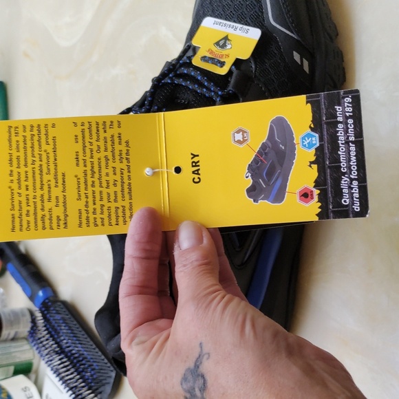 🥾Herman Survivors Men's Cary Soft Toe Work Shoes - Picture 6 of 11